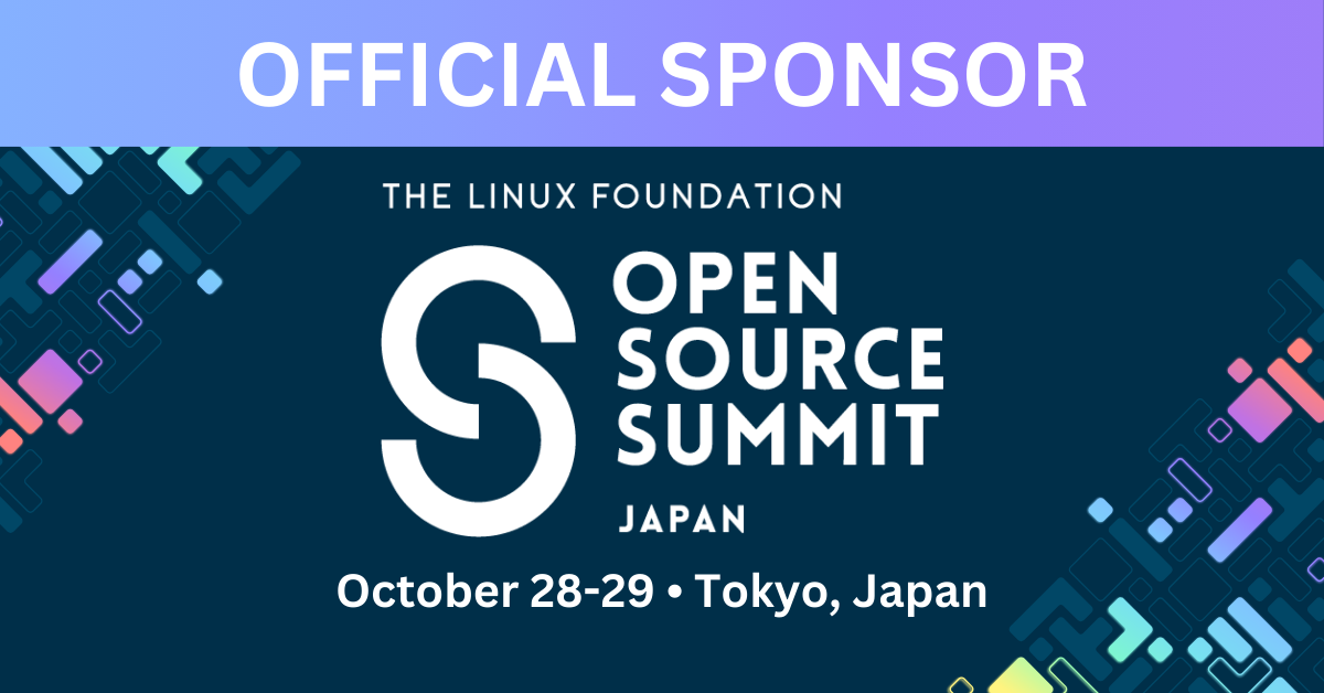 Official sponsor Open Source Summit Japan